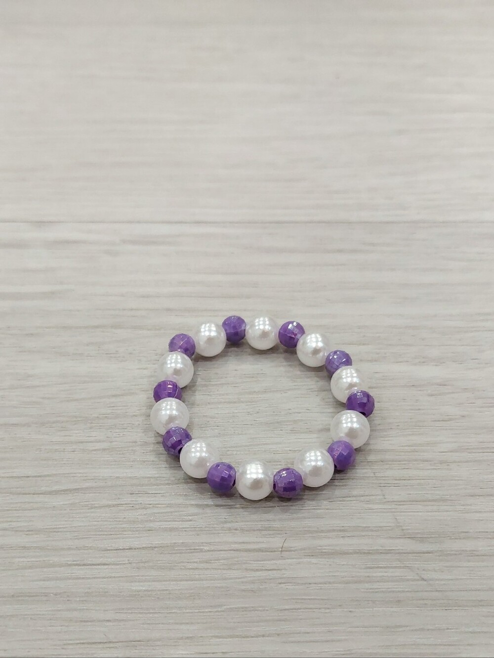 Cutr Purple And White Bracelet